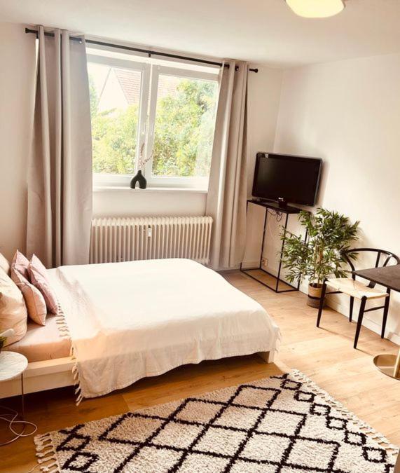 Ferienwohnung An Der Uniklinik Mit Eigener Kueche Und Renoviertem Badezimmer Homburg  Exteriör bild